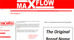 Desktop Screenshot of maxflow.com.au