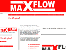 Tablet Screenshot of maxflow.com.au